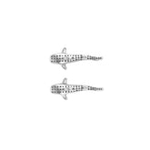 Whale Shark Sterling Silver Post Earrings